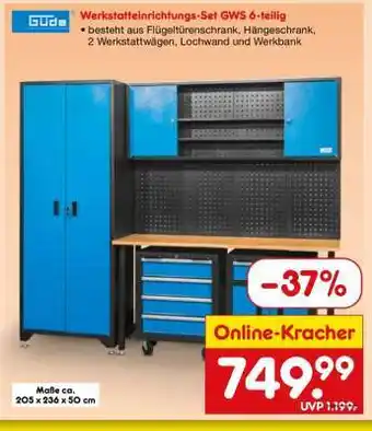 Netto Marken-Discount Werkstatteinrichtungs-Set GWS 6-teilig Angebot