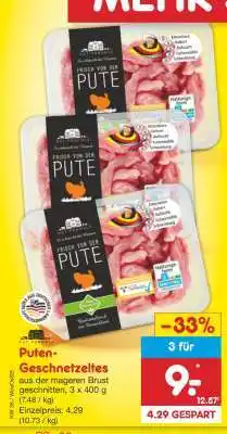 Netto Marken-Discount Puten-Geschnetzeltes Angebot