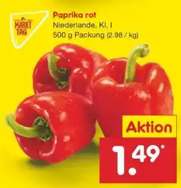 Netto Marken-Discount Paprika rot Angebot