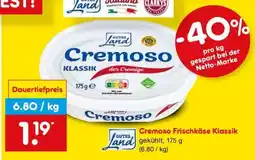 Netto Marken-Discount Cremoso Frischkäse Klassik Angebot