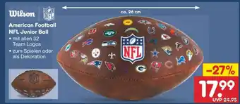 Netto Marken-Discount American Football NFL Junior Ball Angebot