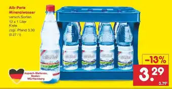 Netto Marken-Discount Alb-Perle Mineralwasser Angebot