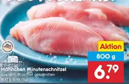 Netto Marken-Discount Hähnchen-Minutenschnitzel Angebot