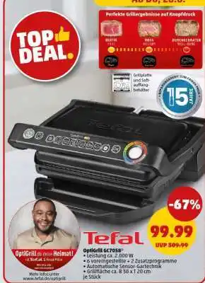 PENNY Tefal OptiGrill GC7050 Angebot
