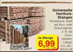 Jawoll Universelle Hartholz- Stangen Angebot