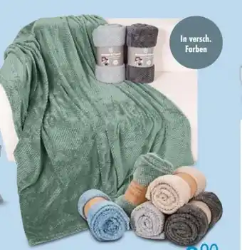 Trends Möbel Jacquard-Flanell-Decke Angebot