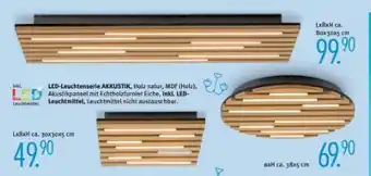 Trends Möbel LED-Leuchtenserie Akkustik Angebot