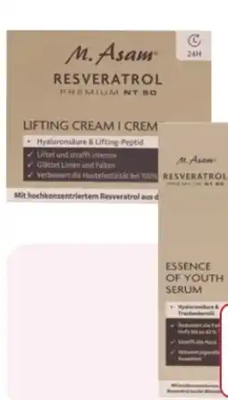 Rossmann M. Asam Resveratrol Lifting Cream Angebot