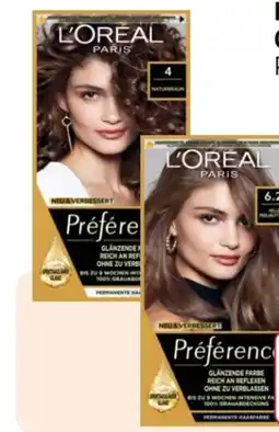 Rossmann L'Oréal Paris Préférence Coloration Angebot