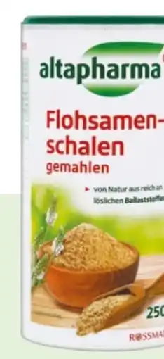 Rossmann Altapharma Flohsamen-schalen gemahlen Angebot