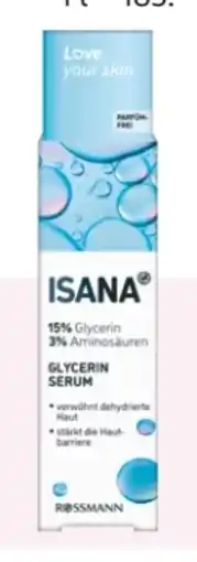 Rossmann Isana Glycerin Serum Angebot