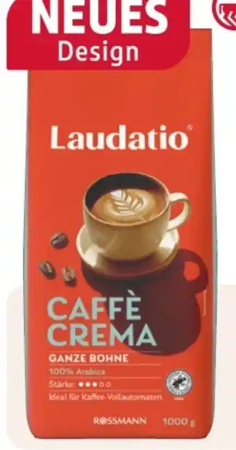 Rossmann Laudatio Ganze Bohne Barista Crema Angebot