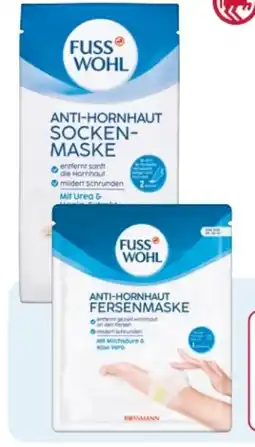 Rossmann Fusswohl Anti-Hornhaut Sockenmaske Angebot
