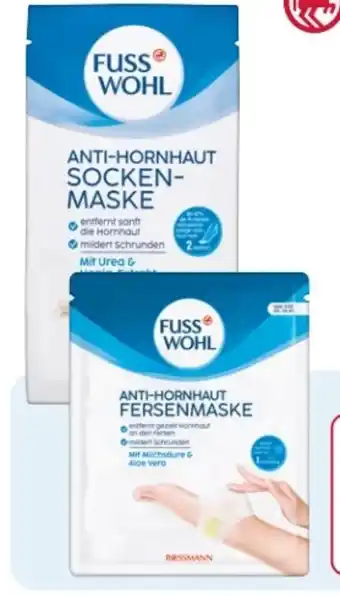 Rossmann Fusswohl Anti-Hornhaut Sockenmaske Angebot