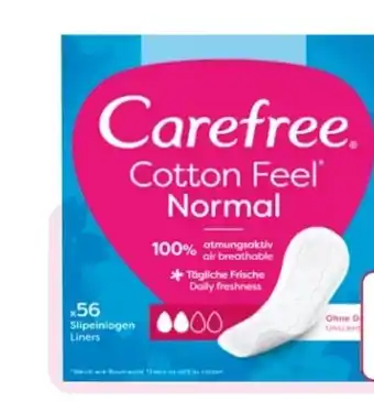 Rossmann Carefree Slipeinlagen Angebot