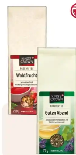 Rossmann King's Crown Früchteertee Angebot