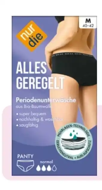 Rossmann nur die Alles geregelt Periodenunterwäsche Angebot