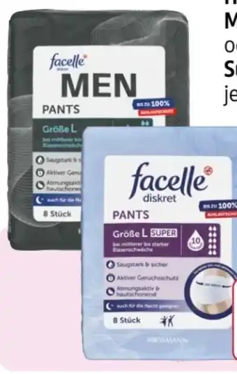 Rossmann Facelle Diskret Hygiene-Pants Men Angebot