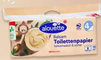 Rossmann Alouette Toilettenpapier Balsam Angebot