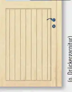 B1 Discount Baumarkt Holz-Nebeneingangstür Angebot