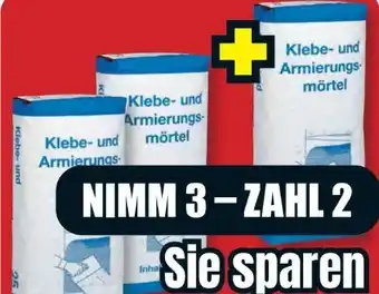 B1 Discount Baumarkt Klebe-Armierungsmörtel Angebot