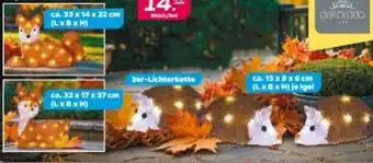 NETTO Dekorado LED-Herbsttiere Angebot