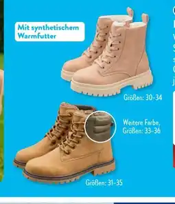 Aldi Süd Lily & Dan Mädchen Herbst-Stiefel Angebot