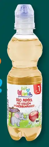 Aldi Süd Mamia Bio Bio-Apfel mit stillem Mineralwasser Angebot