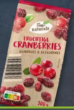 Aldi Süd Farmer naturals Fruchtige Cranberries Angebot