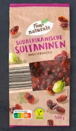 Aldi Süd Farmer naturals Südafrikanische Sultaninen Angebot