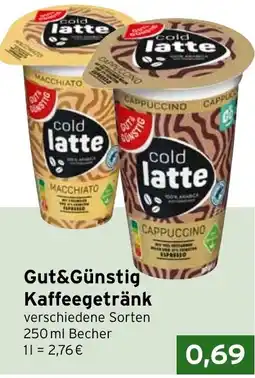CAP Markt Gut&Günstig Kaffeegetränk Angebot