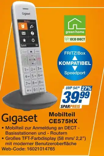 Expert Gigaset mobilteil ce575hx Angebot