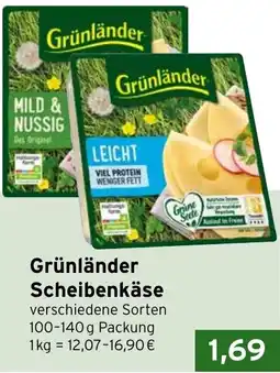 CAP Markt Grünländer Scheibenkäse Angebot