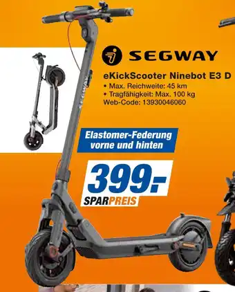 Expert Segway ekickscooter ninebot e3 d Angebot