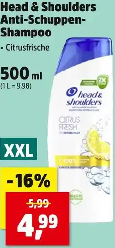 Thomas Philipps Head & shoulders anti-schuppen-shampoo citrusfrische Angebot