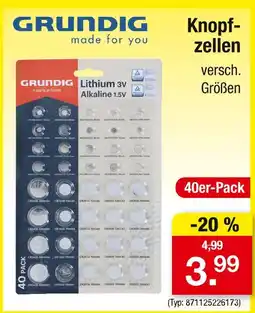 Zimmermann Grundig knopfzellen Angebot