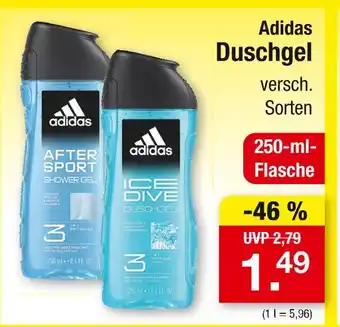 Zimmermann Adidas after sport duschgel Angebot