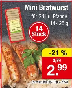 Zimmermann Mini bratwurst Angebot