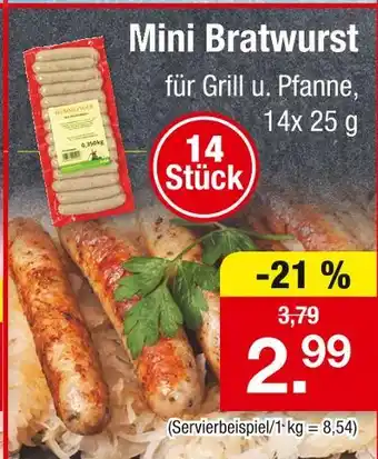 Zimmermann Mini bratwurst Angebot