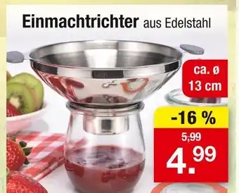 Zimmermann Einmachtrichter Angebot