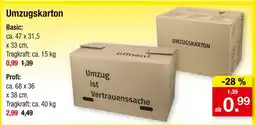 Zimmermann Umzugskarton basic Angebot
