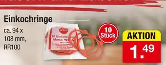 Zimmermann Weck einkochringe Angebot