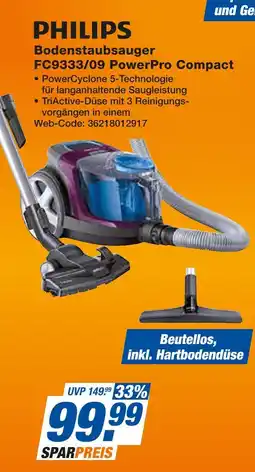Expert Philips bodenstaubsauger fc9333/09 powerpro compact Angebot
