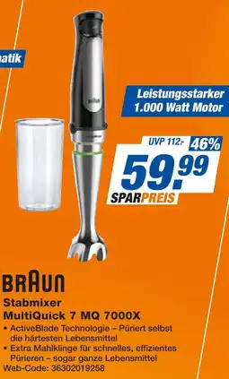 Expert Braun stabmixer multiquick 7 mq 7000x Angebot