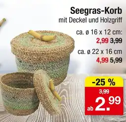 Zimmermann Seegras-korb Angebot