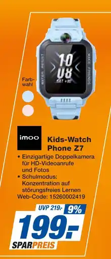 Expert Imoo kids-watch phone z7 Angebot