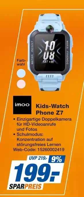 Expert Imoo kids-watch phone z7 Angebot