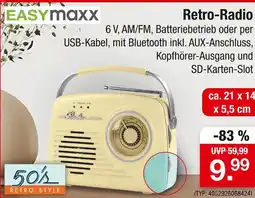 Zimmermann Easymaxx retro-radio Angebot