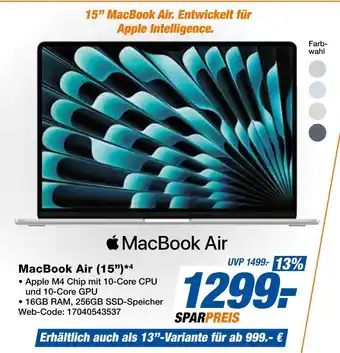 Expert Apple macbook air (15”) Angebot