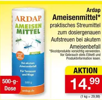Zimmermann Ardap ameisenmittel Angebot